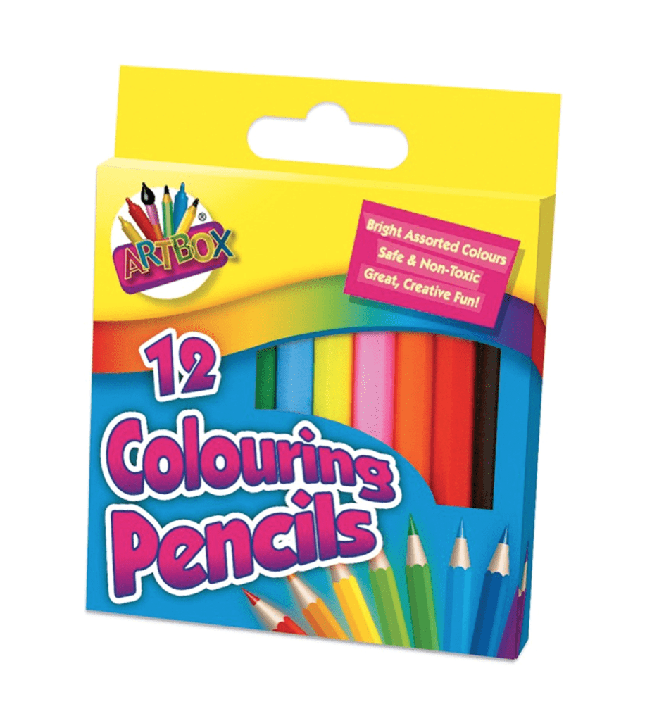 Half Size Colouring Pencils 12 Pk
