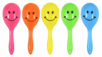 Happy Face Maraca shaker 7cm