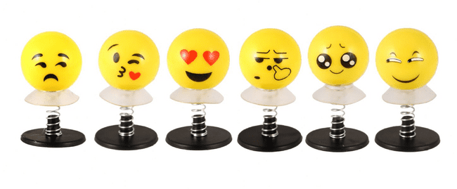 Jump Up Smiley  Faces 5cm Party Bag Toys