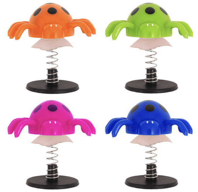 Jump Up Spider Pocket Money Toys