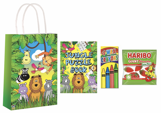 Jungle Pre-filled Party Gift Bag [2 + Strawbs]