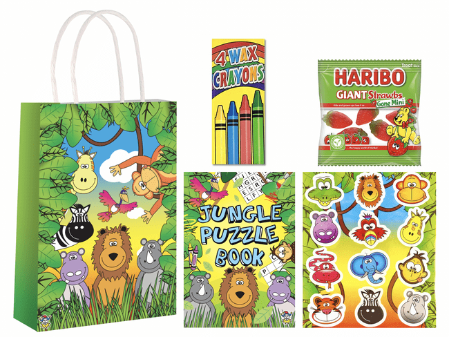 Jungle Pre-filled Party Gift Bag [3 + Strawbs]