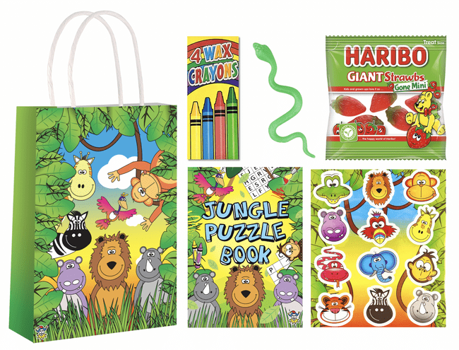 Jungle Pre-filled Party Gift Bag [4S + Strawbs]