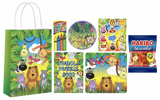 Jungle Pre-filled Party Gift Bag [5 + Starmix]