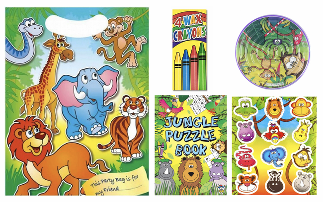 Jungle Pre-filled Party Loot Bag [4M]