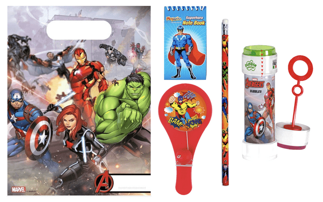 Marvel Avengers Party Bag - includes 4 items