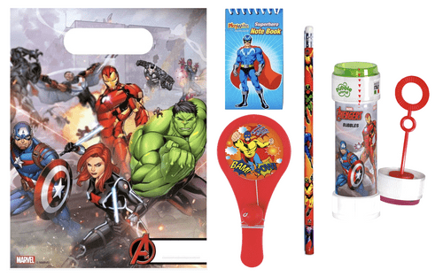 Marvel Avengers Party Bag - includes 4 items