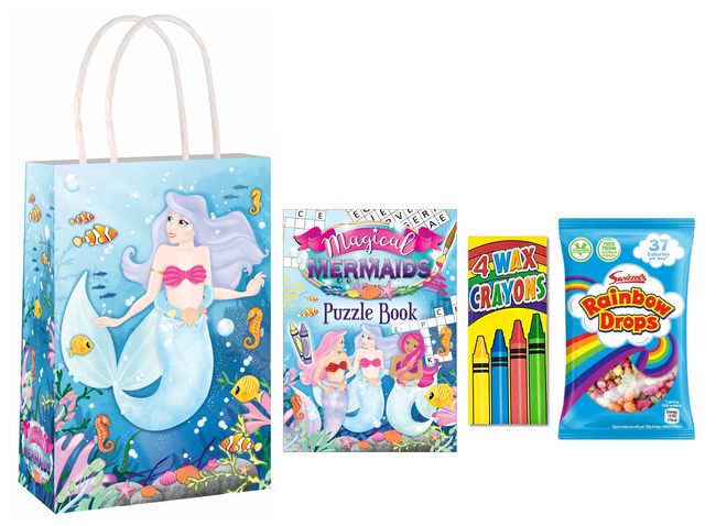 Mermaid Pre-filled Party Gift Bag [2 + RainbowDrops]