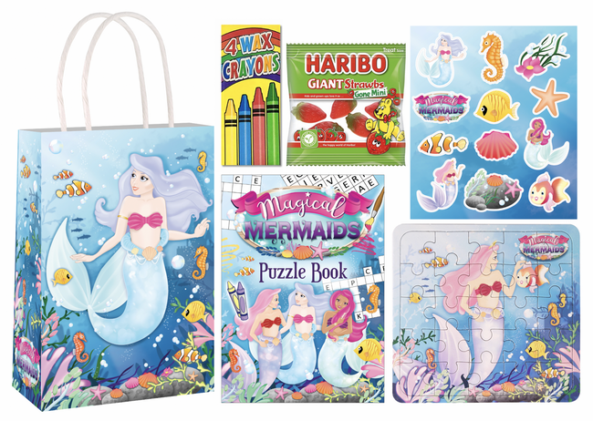Mermaid Pre-filled Party Gift Bag [4 + Strawbs]