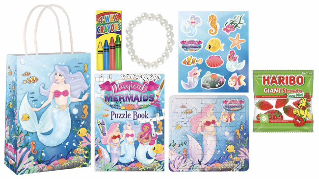 Mermaid Pre-filled Party Gift Bag [5PB + Strawbs]