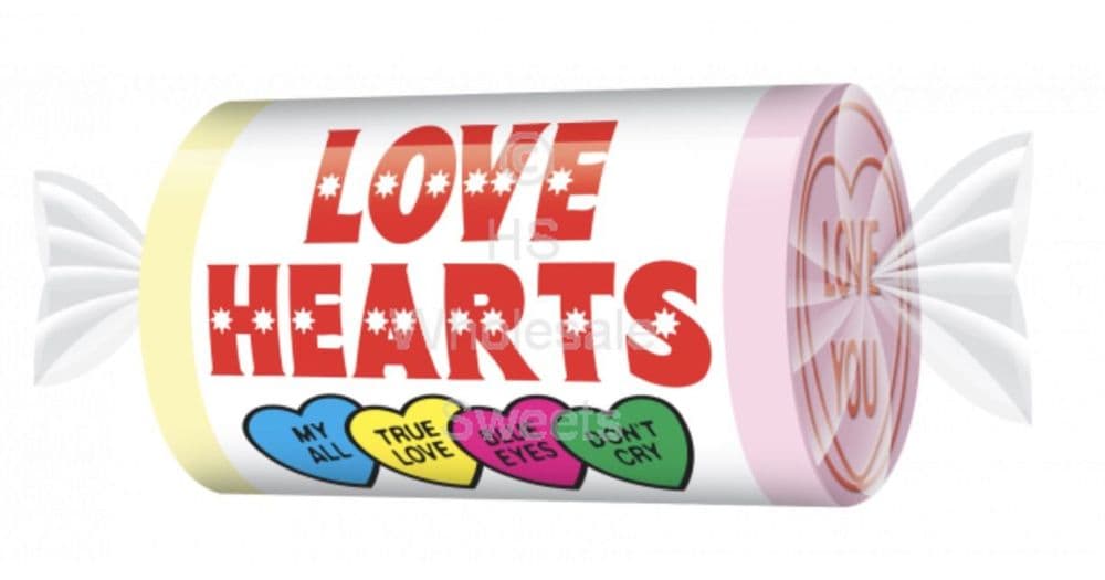Mini Love Hearts (V) Party Bag Sweets