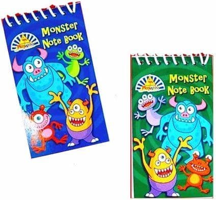 Monster Notebook Party Bag Toys