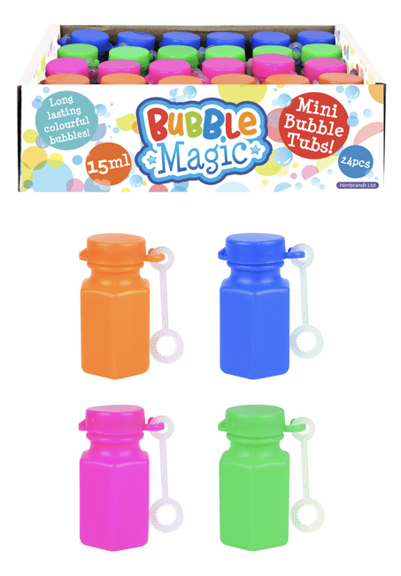 Party Bubbles with Wands 24pk Wholesale (N)