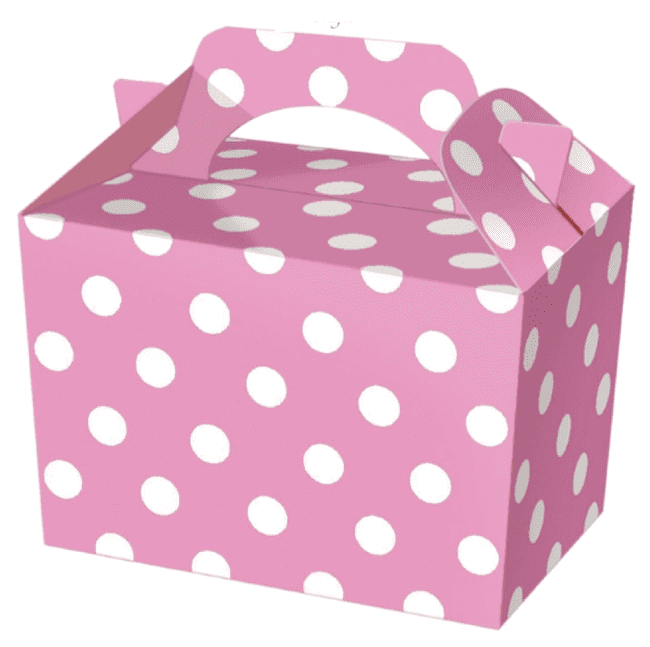 Pink Polka Dot Party  Food Box