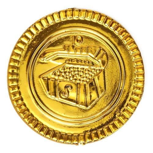Pirate Gold Coin Plastic Party Bag Toys