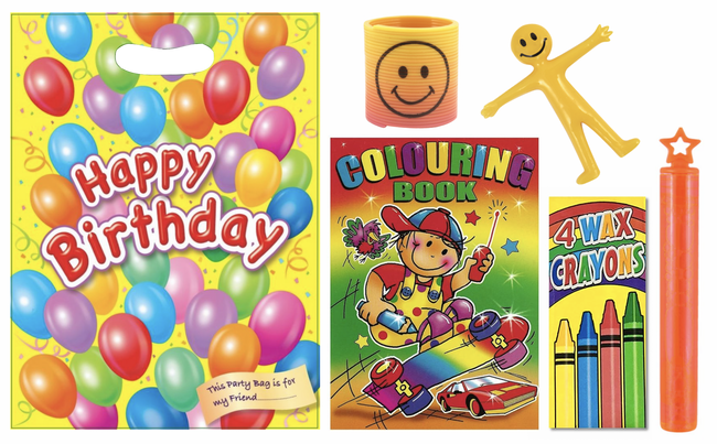 Pre-Filled Party bag -  5 Items B