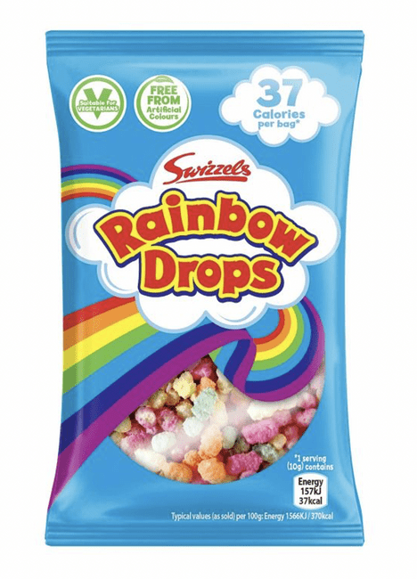 Rainbow Drops (V) Retro Sweets Party Bag Sweets Fillers