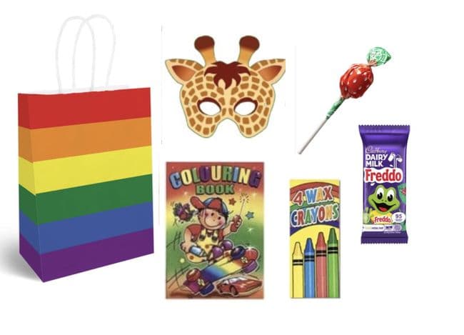 Rainbow Party Bag pre filled