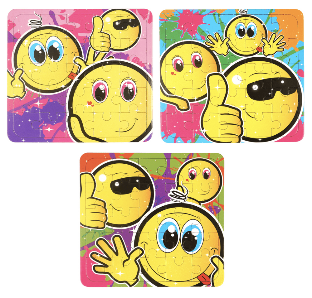 Smiley Jigsaw Puzzles Party Bag Toys