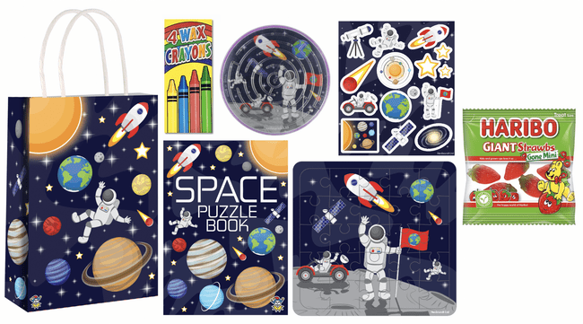 Space Pre-filled Party Gift Bag [5JM + Strawbs]
