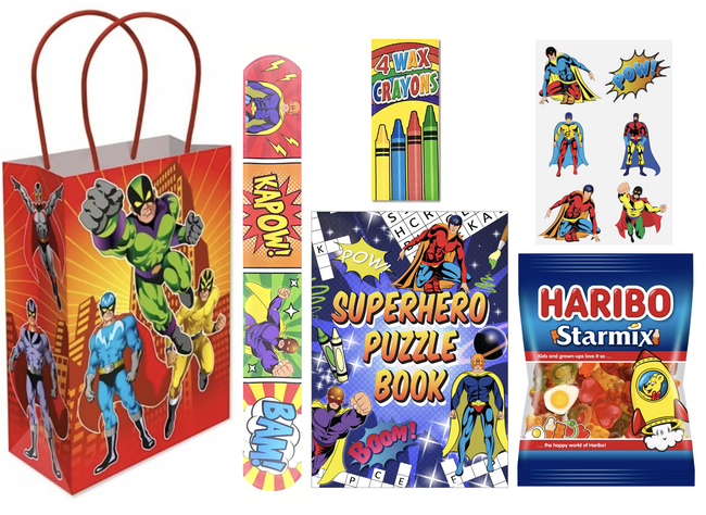 Superhero Pre-filled Party Gift Bag [4NTS + Starmix]