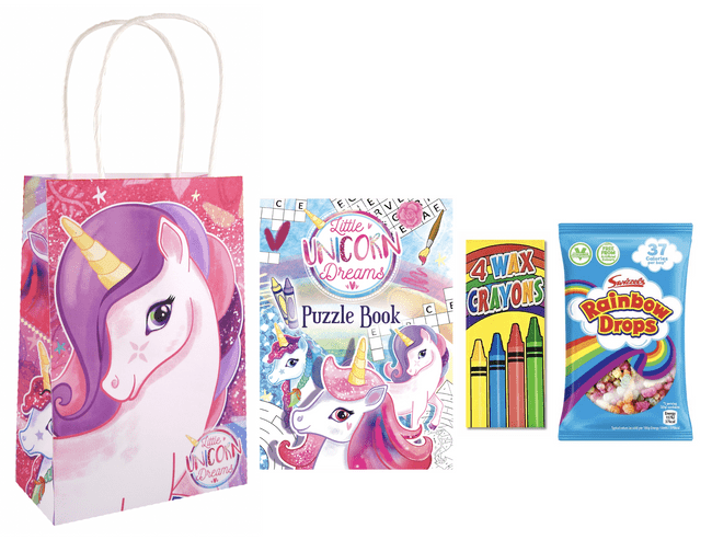 Unicorn Pre-filled Party Gift Bag [2 + RainbowDrops]
