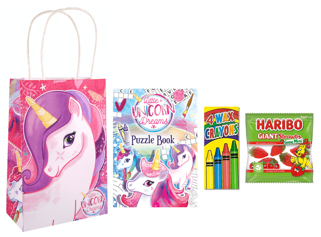 Unicorn Pre-filled Party Gift Bag [2 + Strawbs]