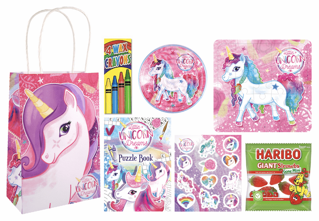 Unicorn Pre-filled Party Gift Bag [5 + Strawbs]