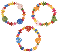 Wooden  Bead Bracelet Party Bag Toys