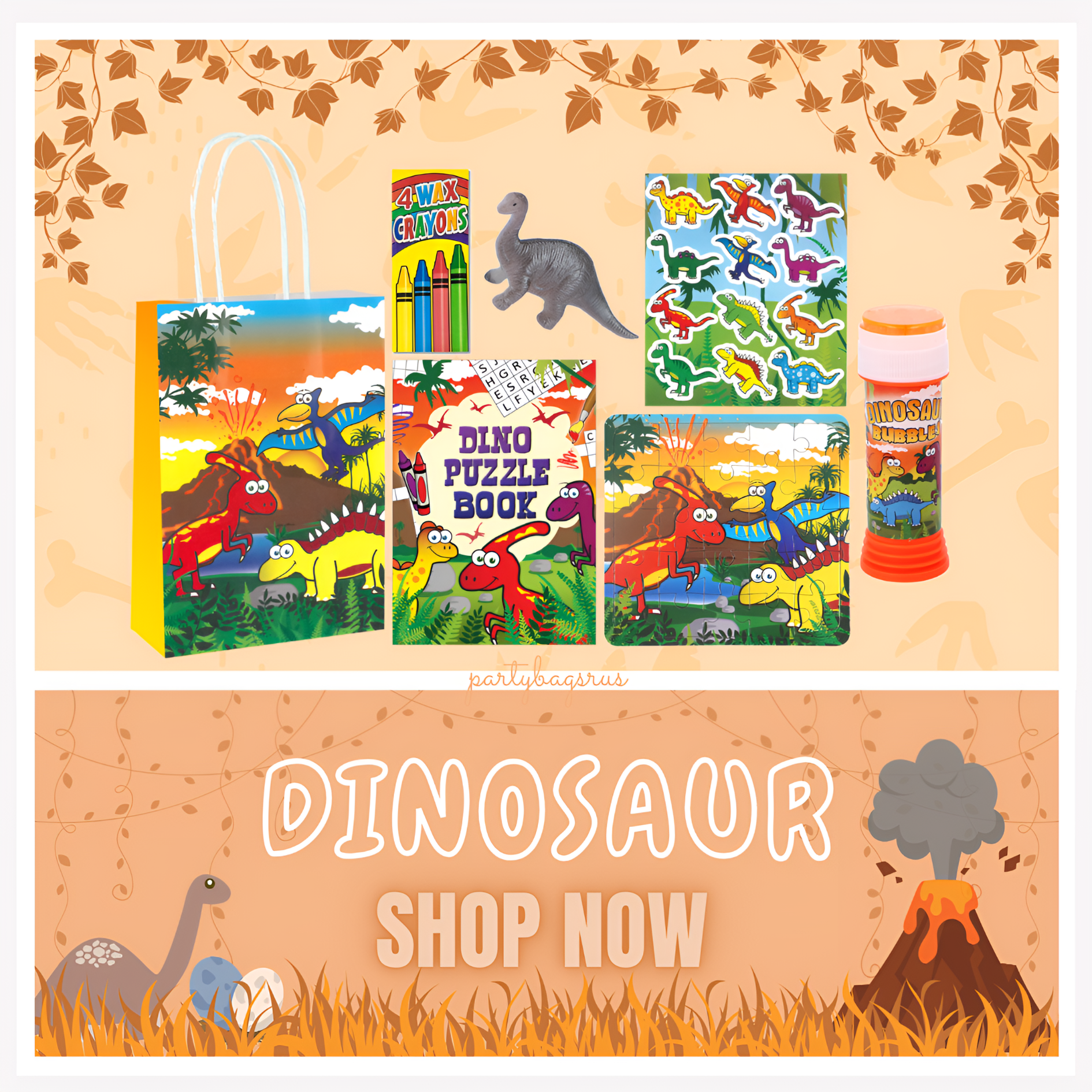 Dinosaur Pre-filled Party Bag
