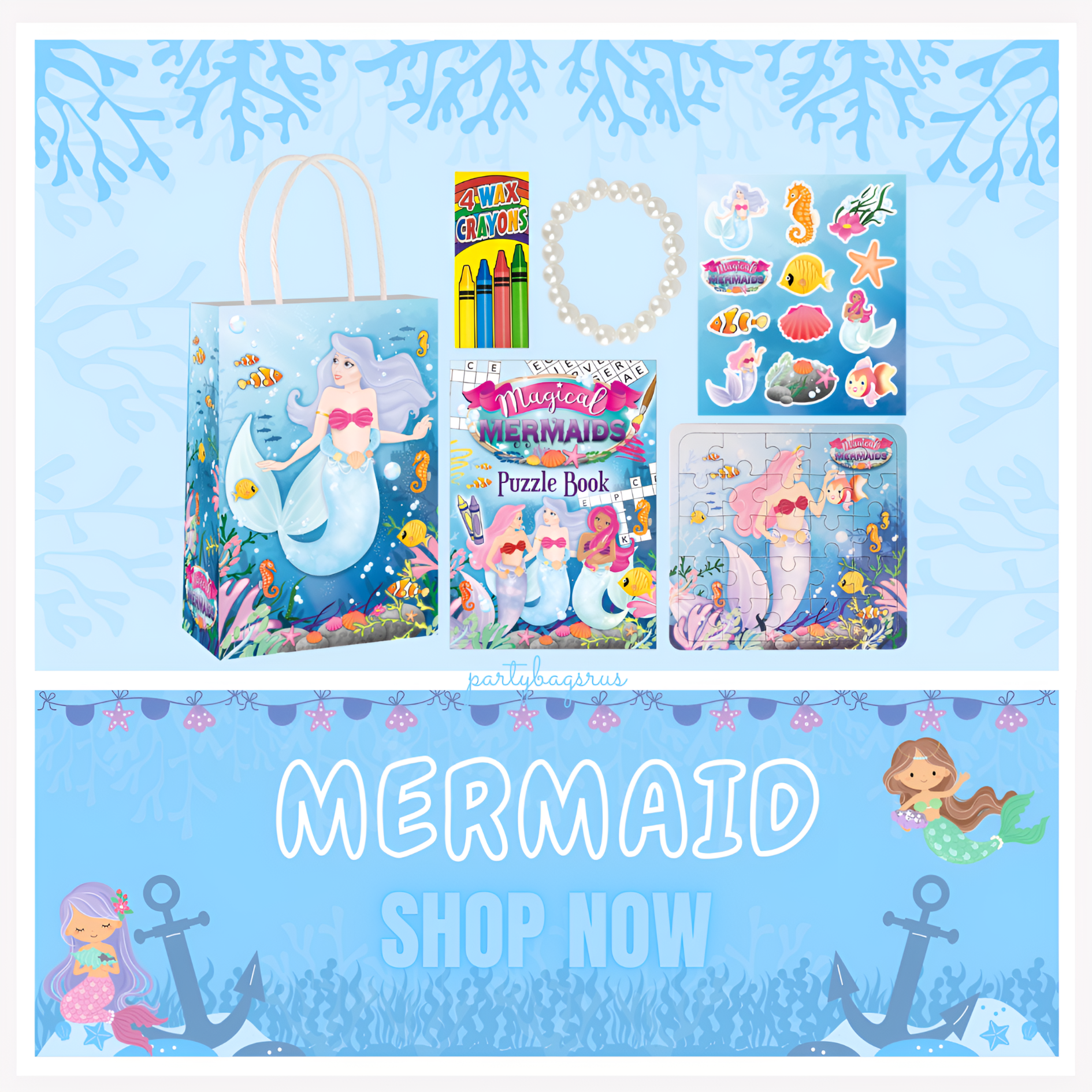 Mermaid Pre-filled Party Bags