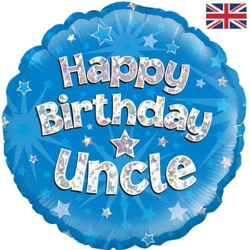 18inch  Happy Birthday Uncle foil balloon