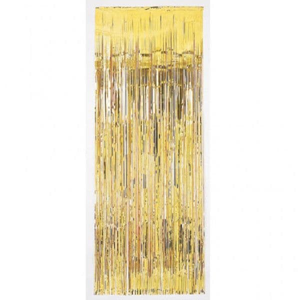 Gold Metallic Door Curtain 91cm x 2.43m