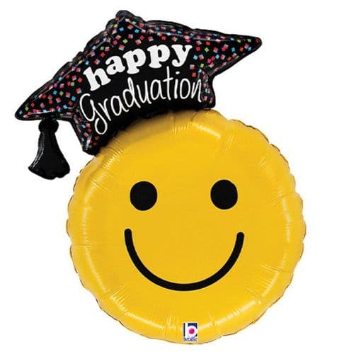 Happy Graduation smiley face 26inch