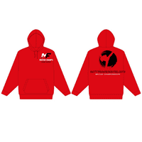 Clearance - British Championship Hoodie Red / Black