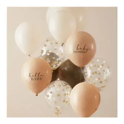 Baby Shower Balloon bouquet of eleven