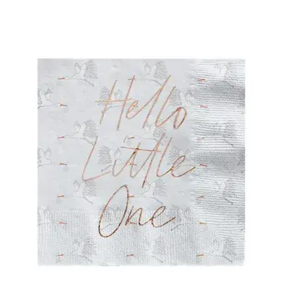 Baby shower Hello Little One Paper Napkins
