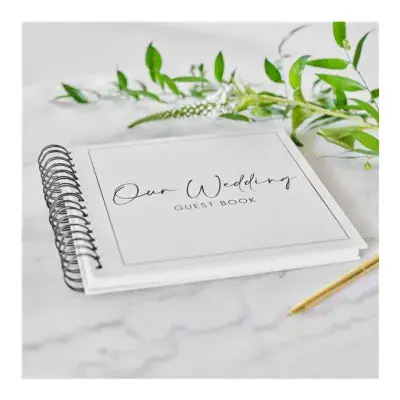 Black and White Wedding Guest Book SOLD OUT