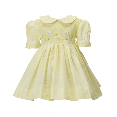 Hand smocked dress was £59 now £29.50