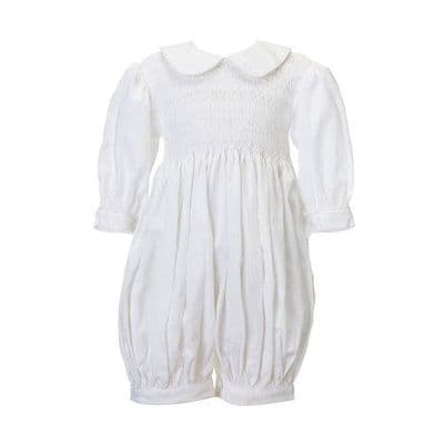 Hand  smocked romper was £59 now £29.50