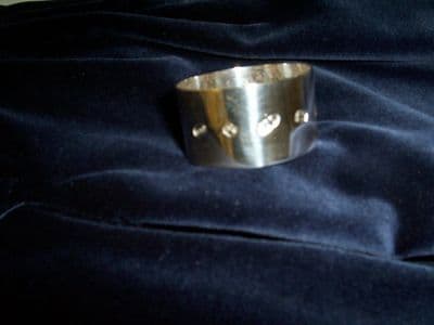 Silver napkin ring