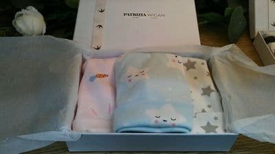 Three Baby Hats Gift Box