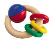Wooden rattle