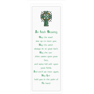 An Irish Blessing Bookmark