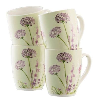 Aynsley Floral Spree Mugs Set of Four