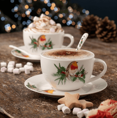 Aynsley Robin Cappuccino Hot Chocolate Set