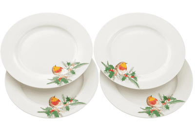 Aynsley Robin Tea Plates Set Of 4