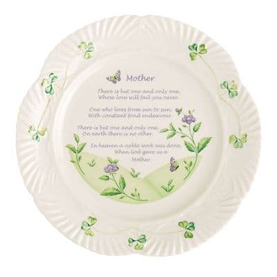 Belleek China Mother's Blessing Plate