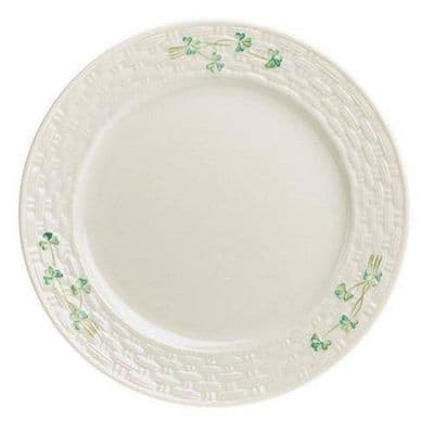 Belleek China Shamrock Dinner Plate