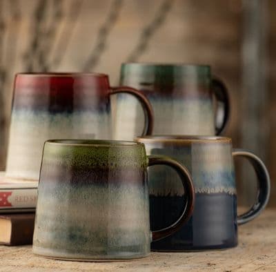 Belleek Living Aura Mugs Set of Four